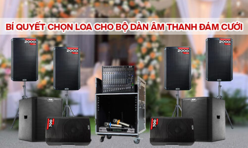 Bí quyết Chọn Loa Cho Bộ Dàn Âm Thanh Đám Cưới Hay Nhất